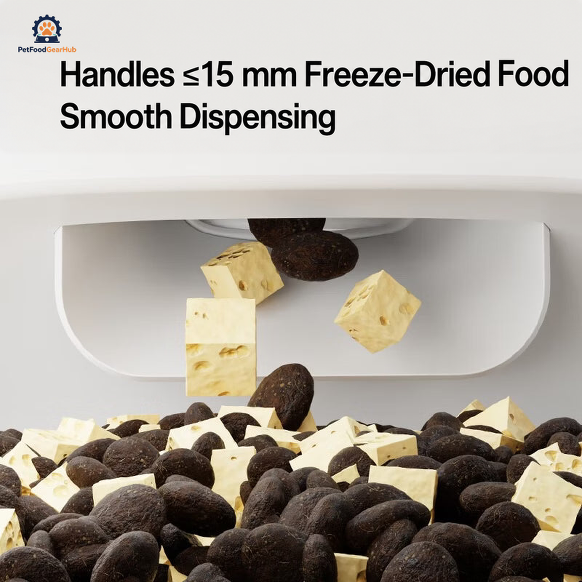 PetFoodGearHub NDSFD005 Smart Pet Feeder with Camera - Beige - product detail 4