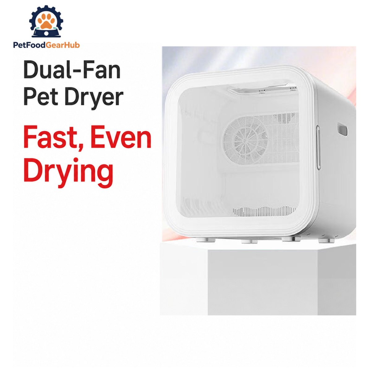 PetFoodGearHub H4 / H5 Dual-Fan Pet Drying Box - product detail 7