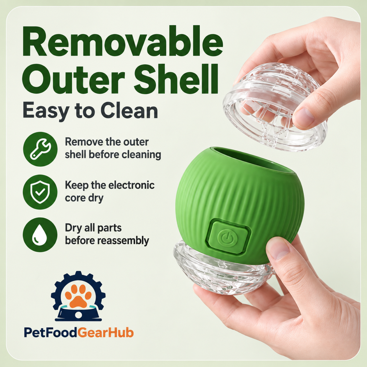 PetFoodGearHub Interactive Cat Ball 2.0 and Replacement Accessory - product details