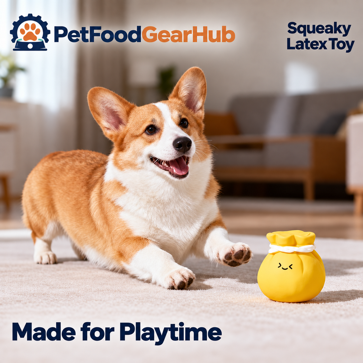 PetFoodGearHub interactive dog chew and squeaky toys