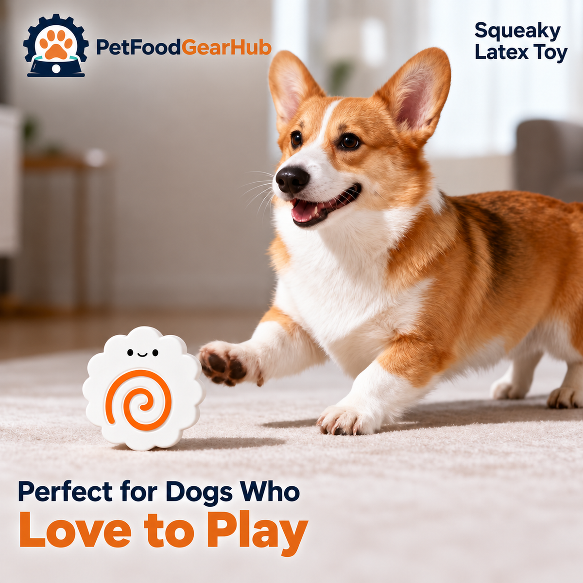 PetFoodGearHub interactive dog chew and squeaky toys