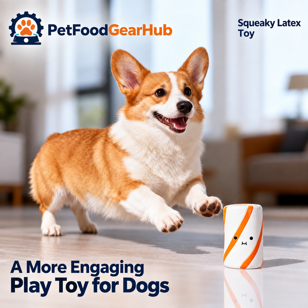 PetFoodGearHub interactive dog chew and squeaky toys