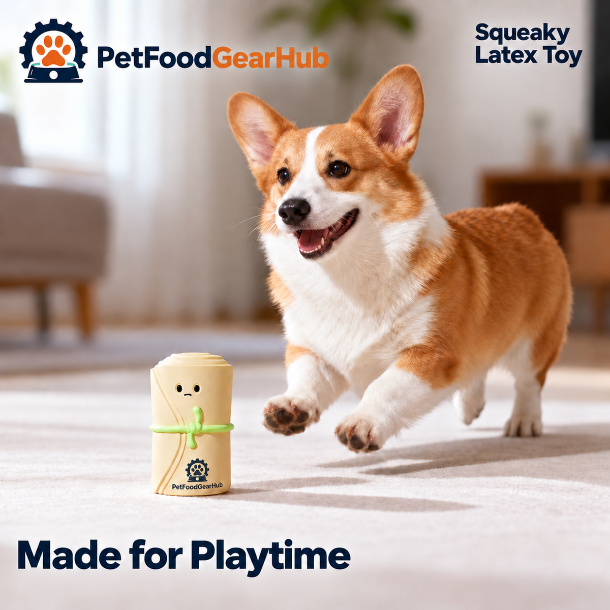 PetFoodGearHub interactive dog chew and squeaky toys