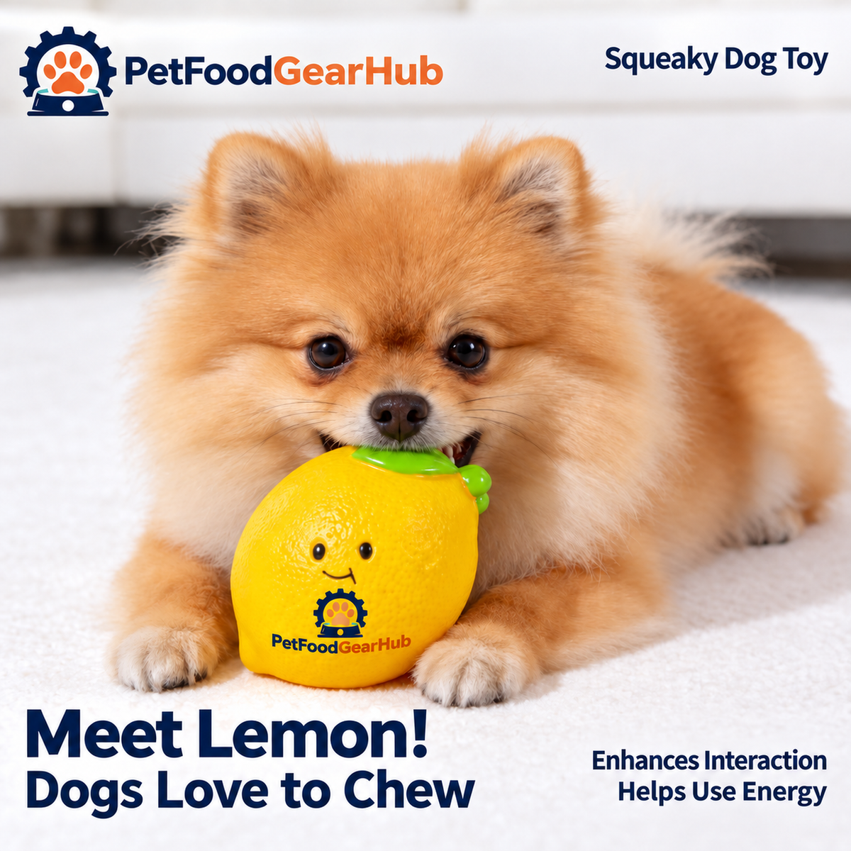 PetFoodGearHub interactive dog chew and squeaky toys