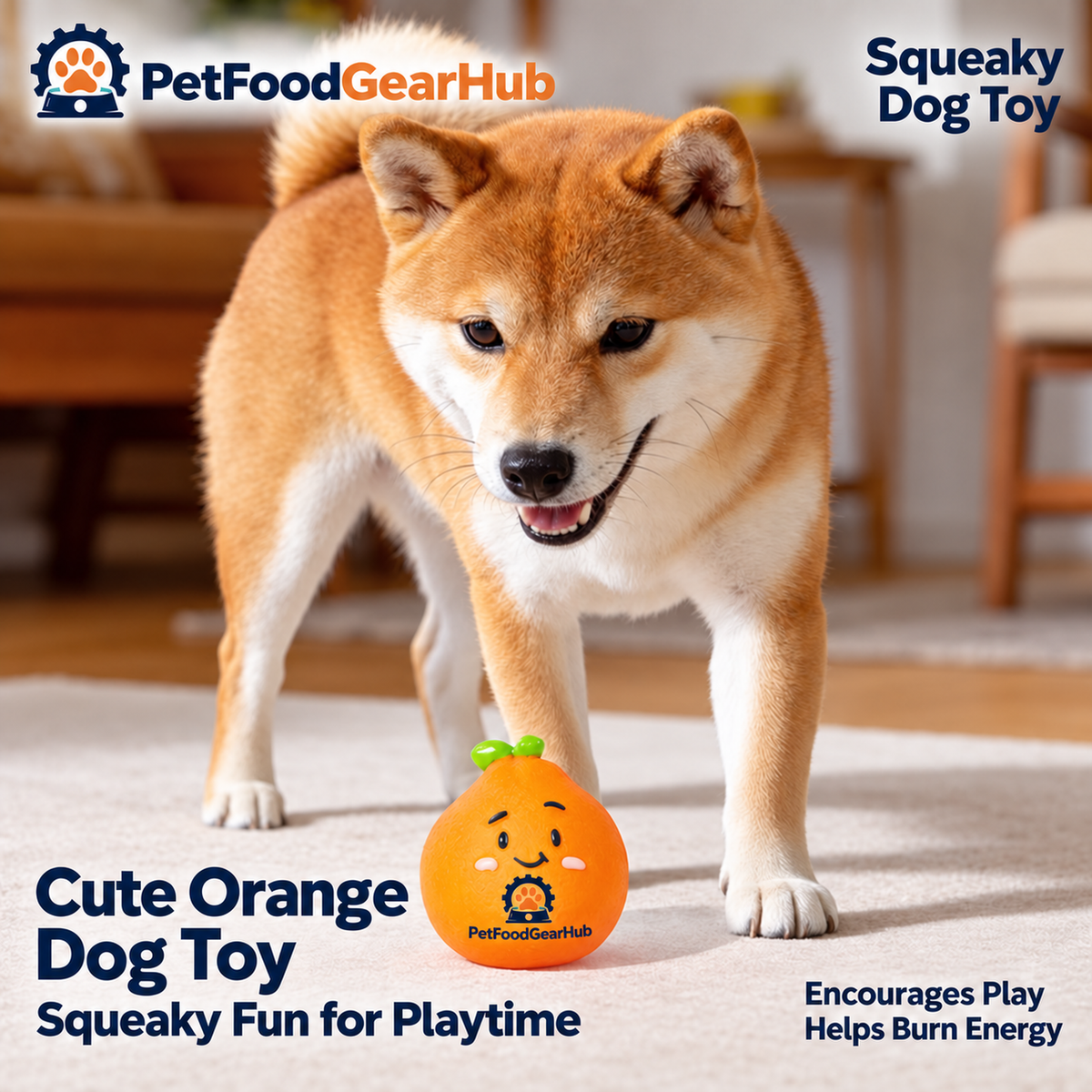 PetFoodGearHub interactive dog chew and squeaky toys