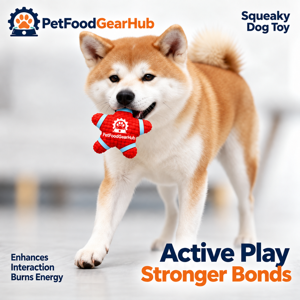 PetFoodGearHub interactive dog chew and squeaky toys
