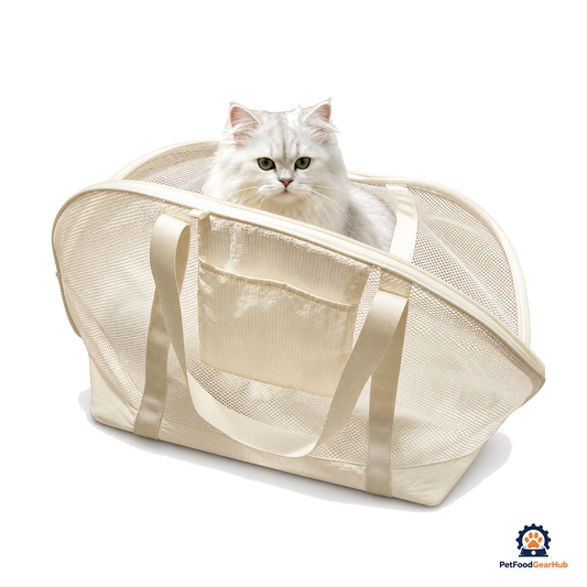 PetFoodGearHub Lightweight Mesh Pet Carrier Tote - product view 1