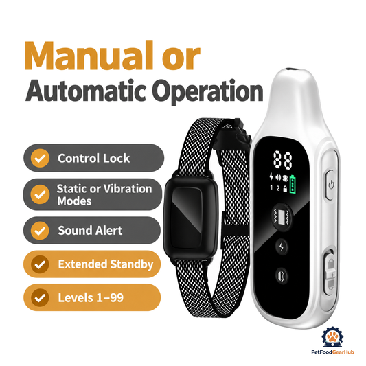 PetFoodGearHub Manual and Automatic Dog Training Collar - product view 1