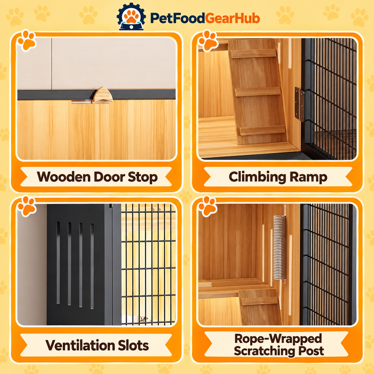 PetFoodGearHub Cat enclosure construction details