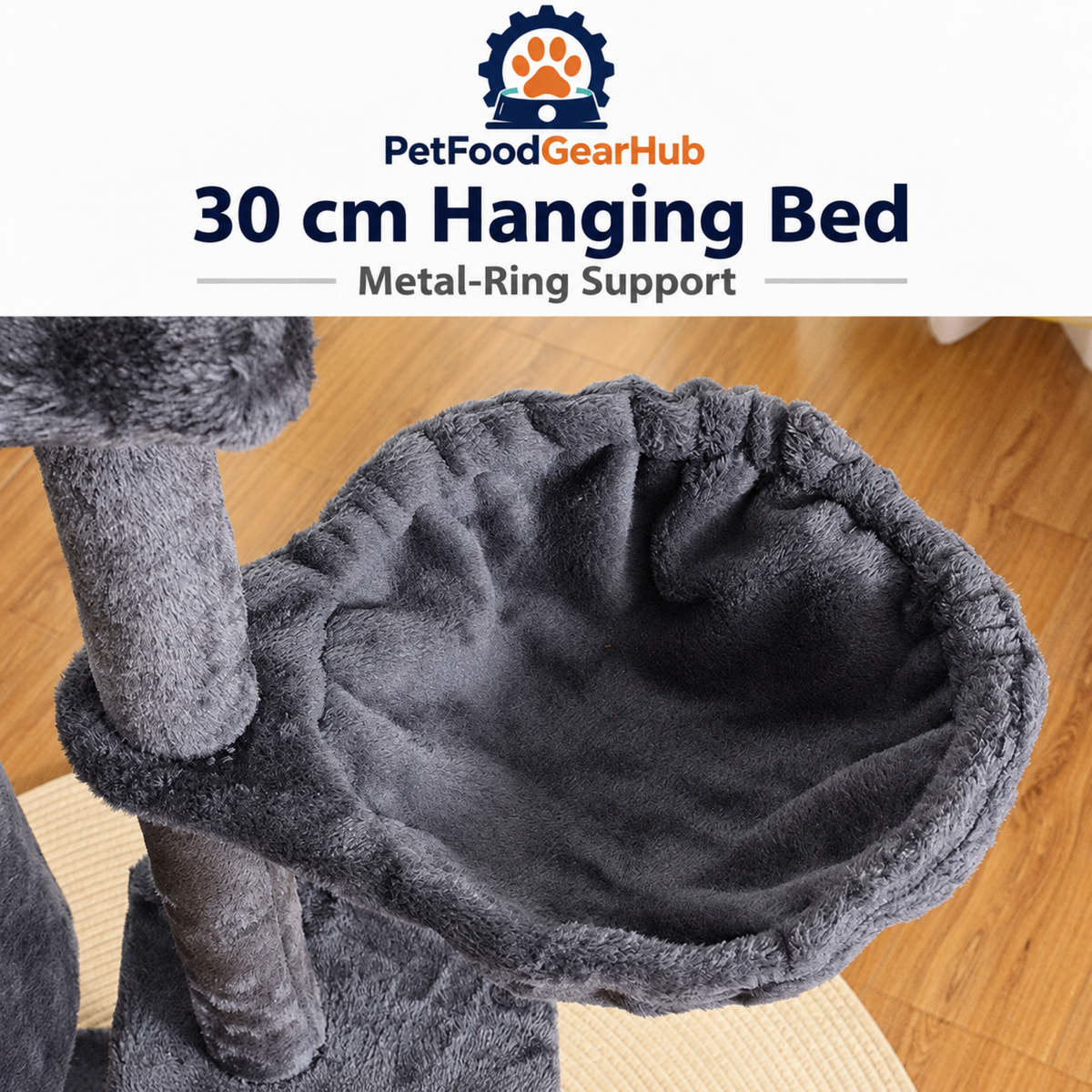 PetFoodGearHub Multi-Level Cat Tree with Condo and Scratching Posts - product details