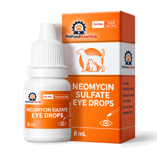 PetFoodGearHub neomycin sulfate eye drops, 8 mL
