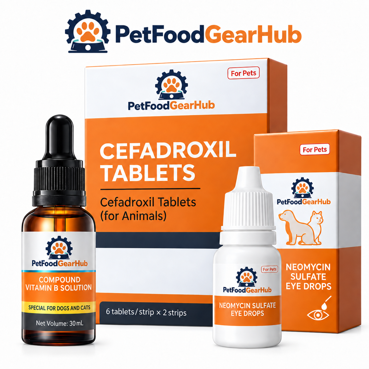 PetFoodGearHub neomycin sulfate eye drops and companion products