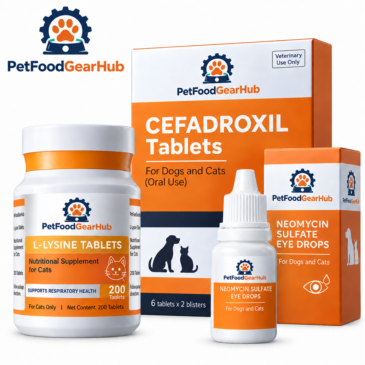 PetFoodGearHub neomycin sulfate eye drops and companion products