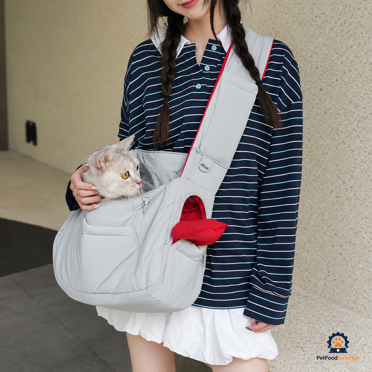 PetFoodGearHub Padded Crossbody Pet Carrier - product view 9