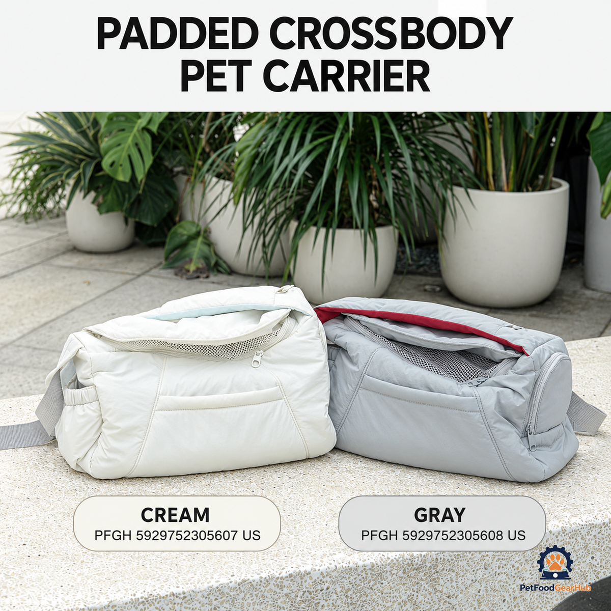 PetFoodGearHub Padded Crossbody Pet Carrier - product view 13