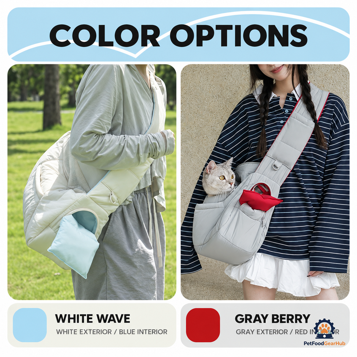 PetFoodGearHub Padded Crossbody Pet Carrier - product view 19