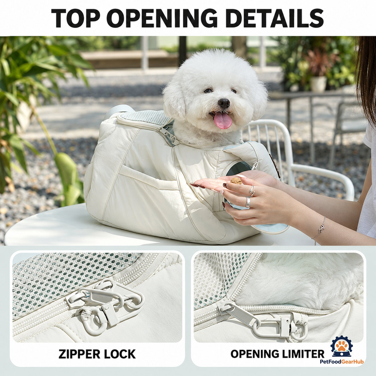PetFoodGearHub Padded Crossbody Pet Carrier - product view 24