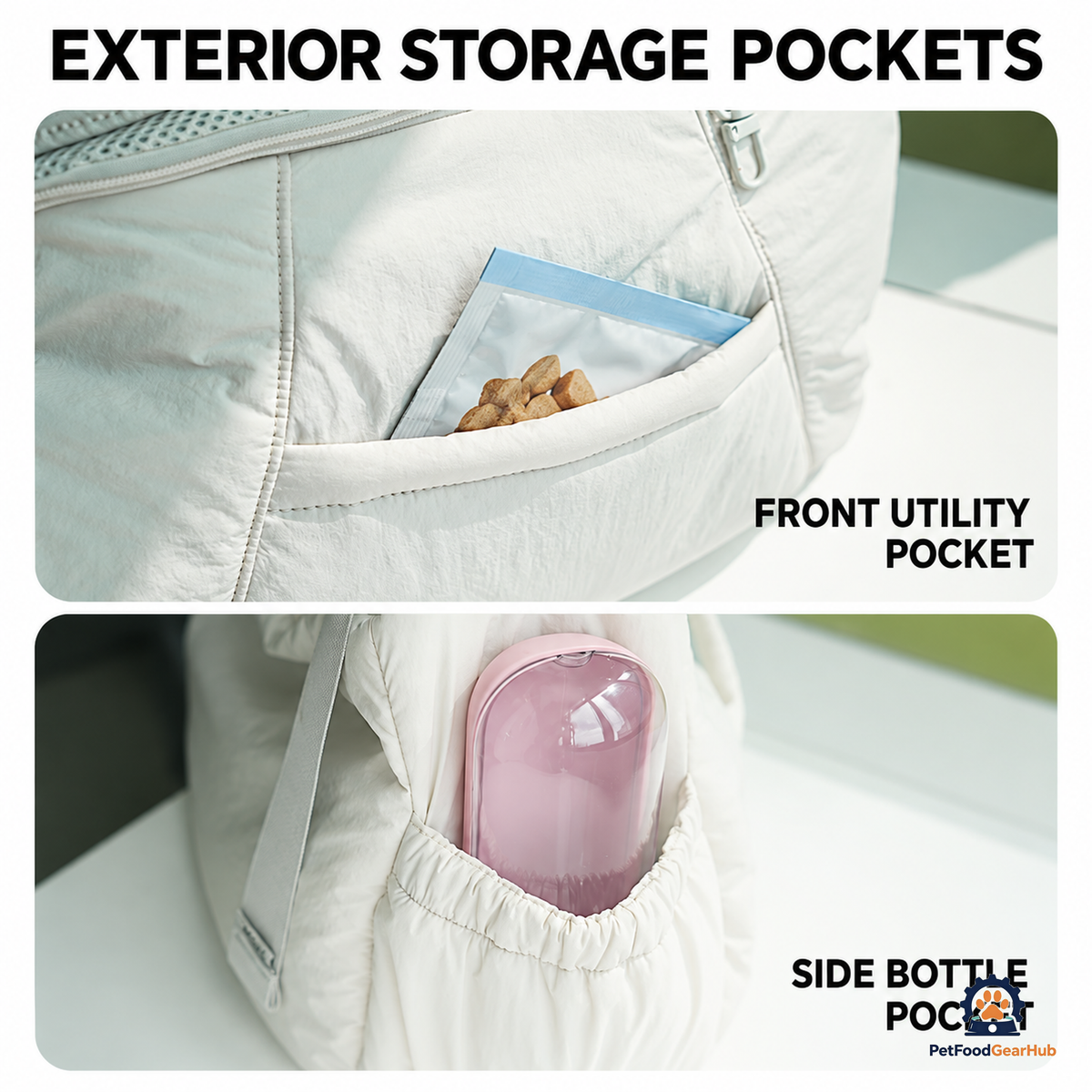 PetFoodGearHub Padded Crossbody Pet Carrier - product view 31