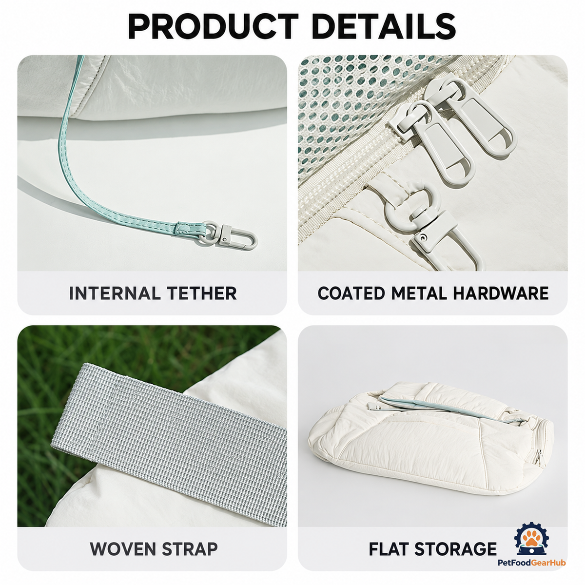 PetFoodGearHub Padded Crossbody Pet Carrier - product view 33