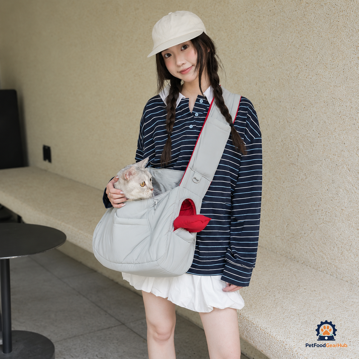 PetFoodGearHub Padded Crossbody Pet Carrier - product view 40