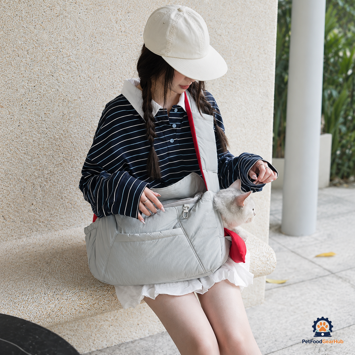 PetFoodGearHub Padded Crossbody Pet Carrier - product view 42