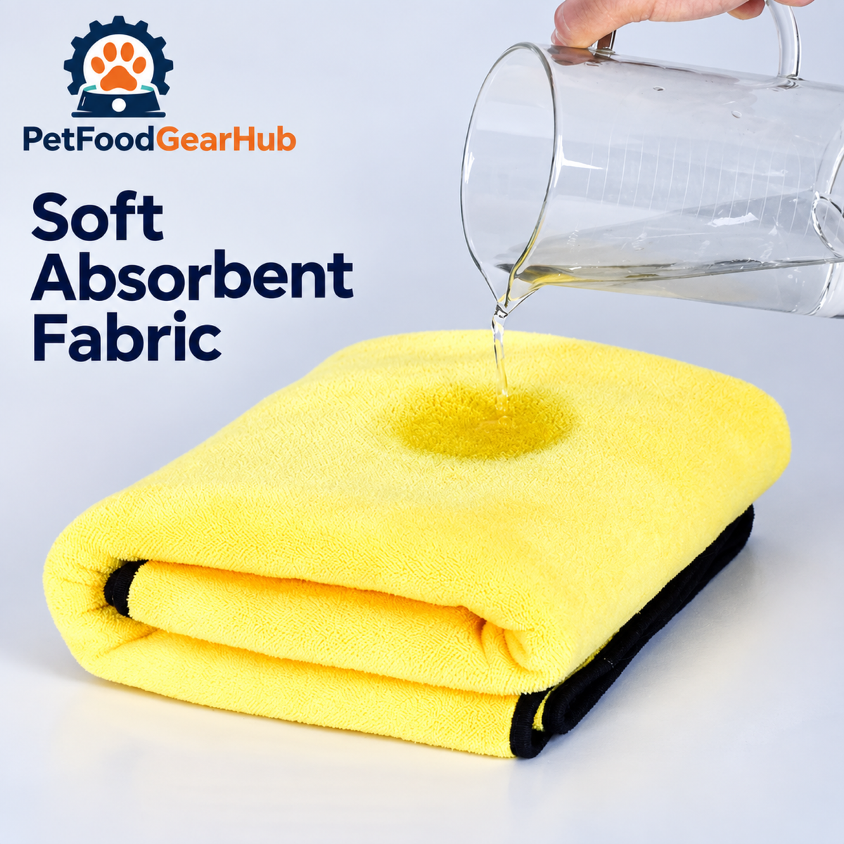 PetFoodGearHub pet bath towels product view