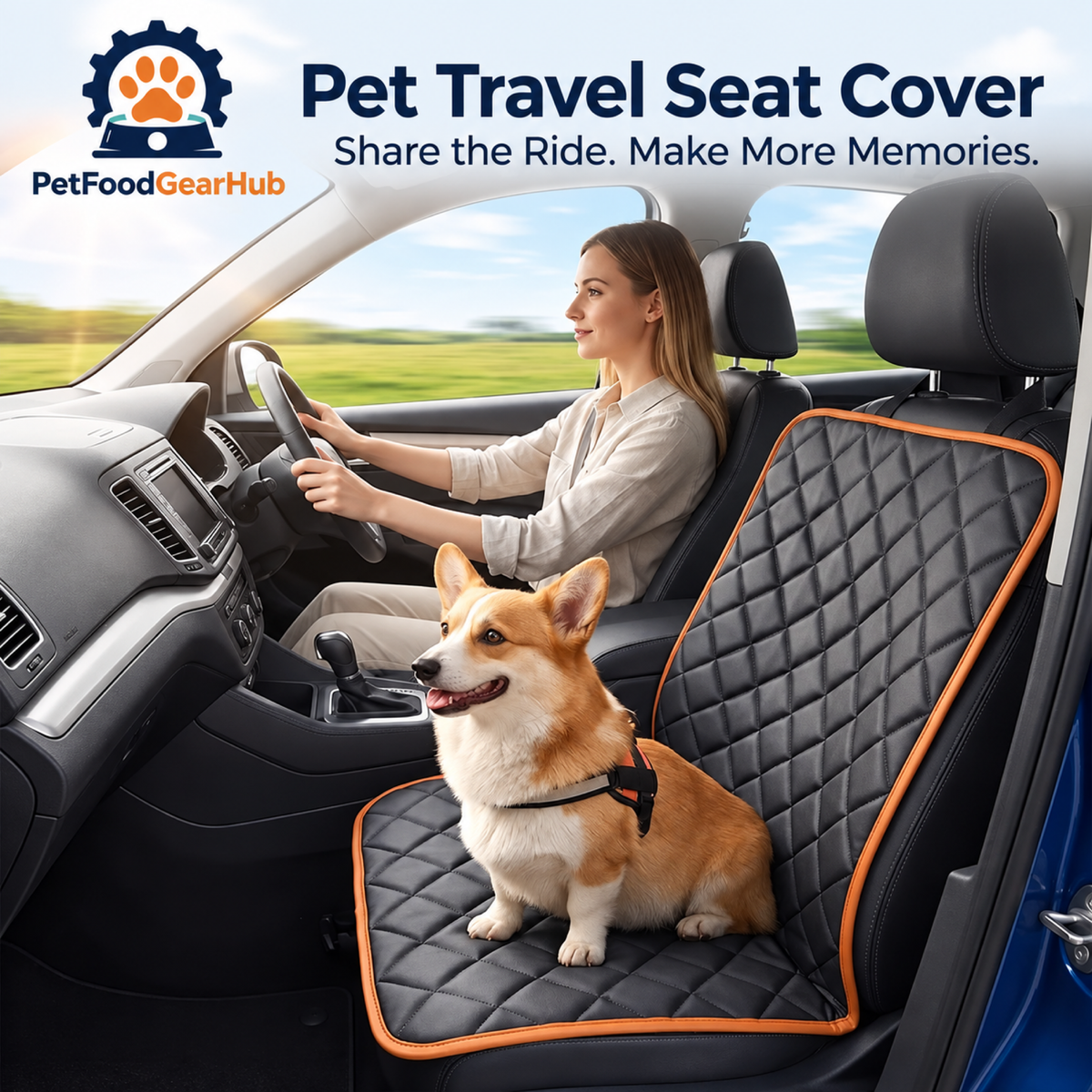 PetFoodGearHub pet car seat covers product view