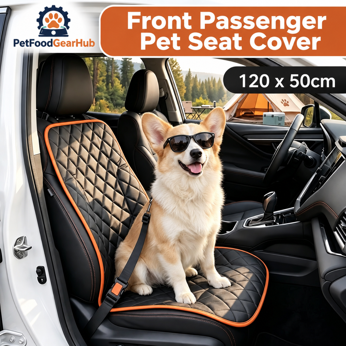 PetFoodGearHub pet car seat covers product view