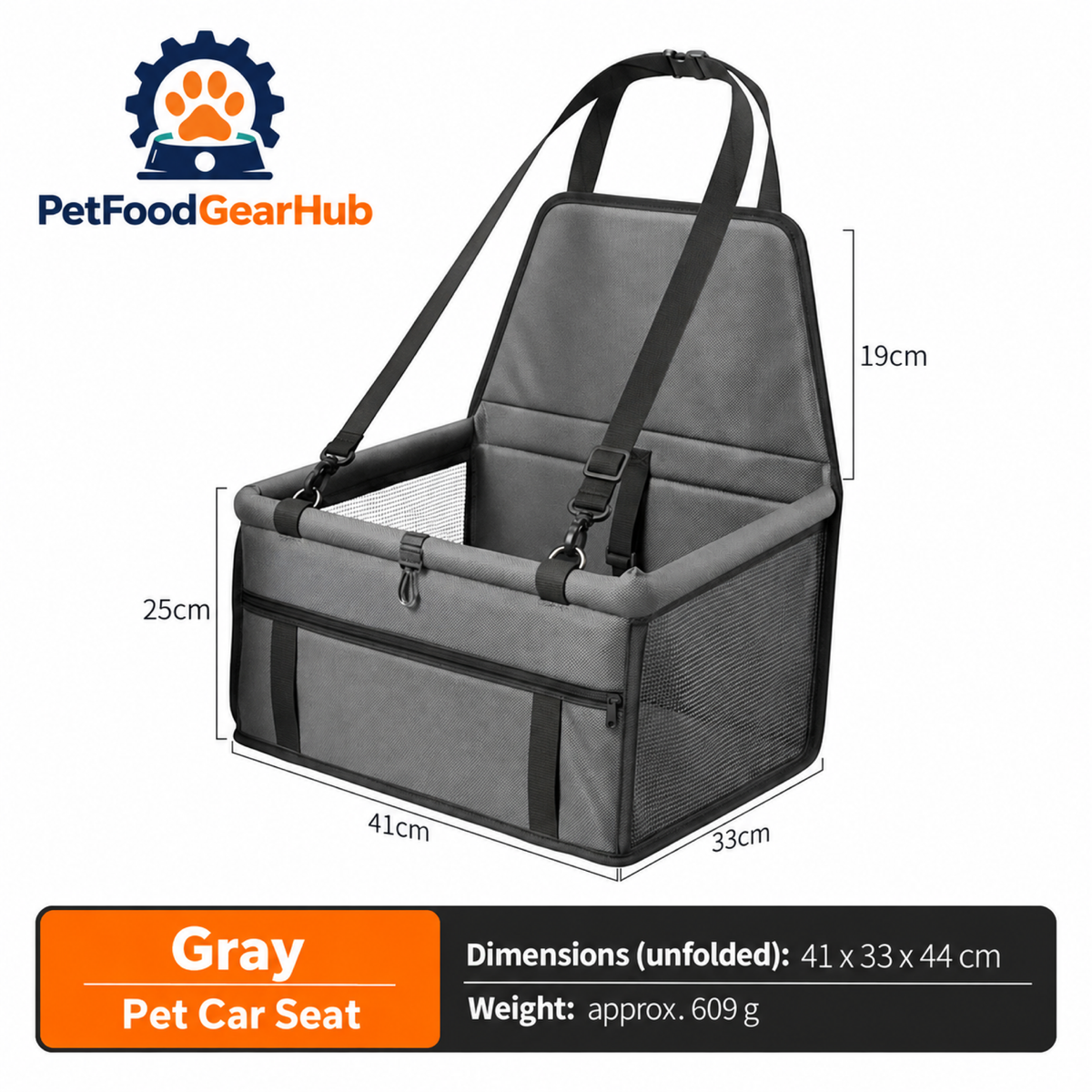 PetFoodGearHub pet car seats product view