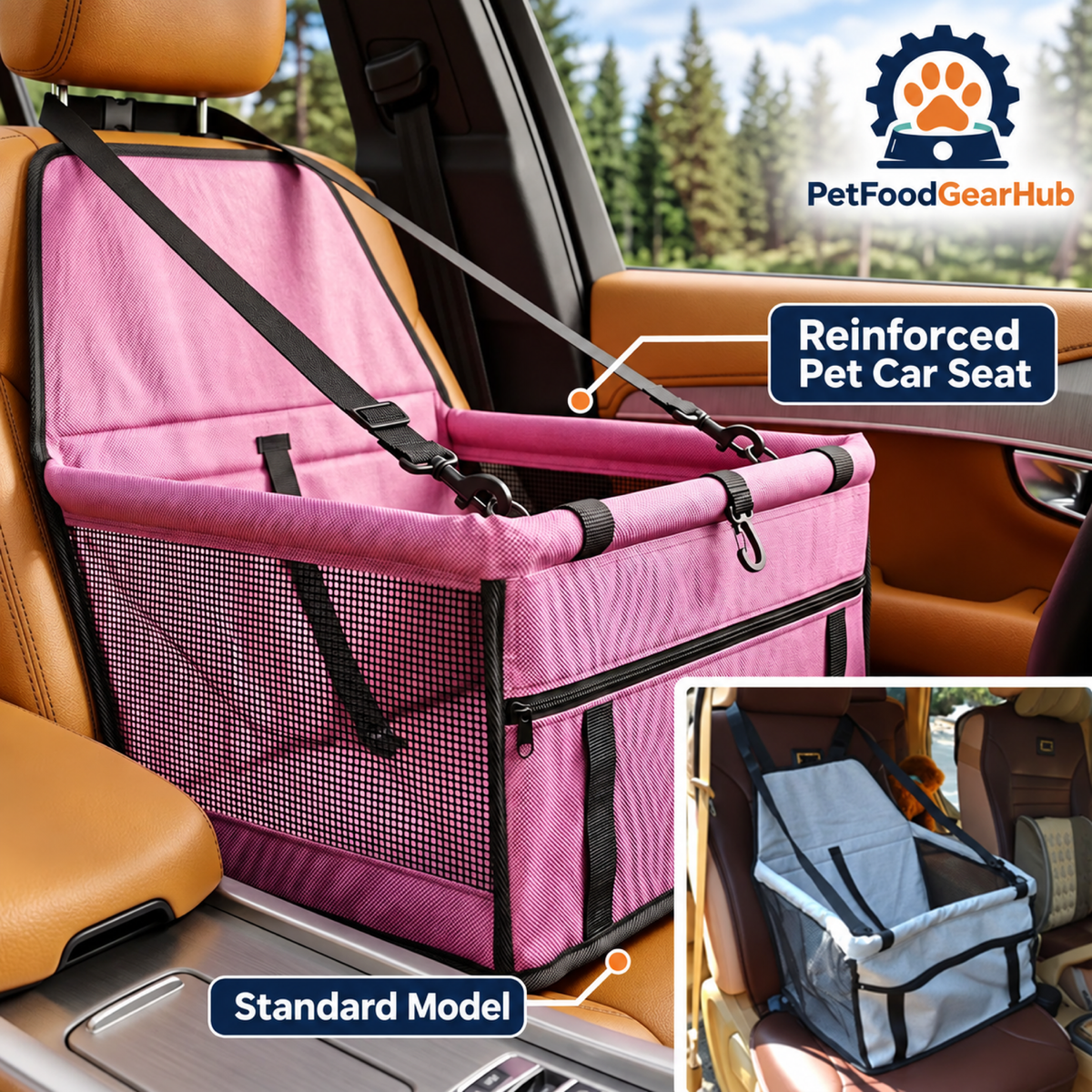 PetFoodGearHub pet car seats product view