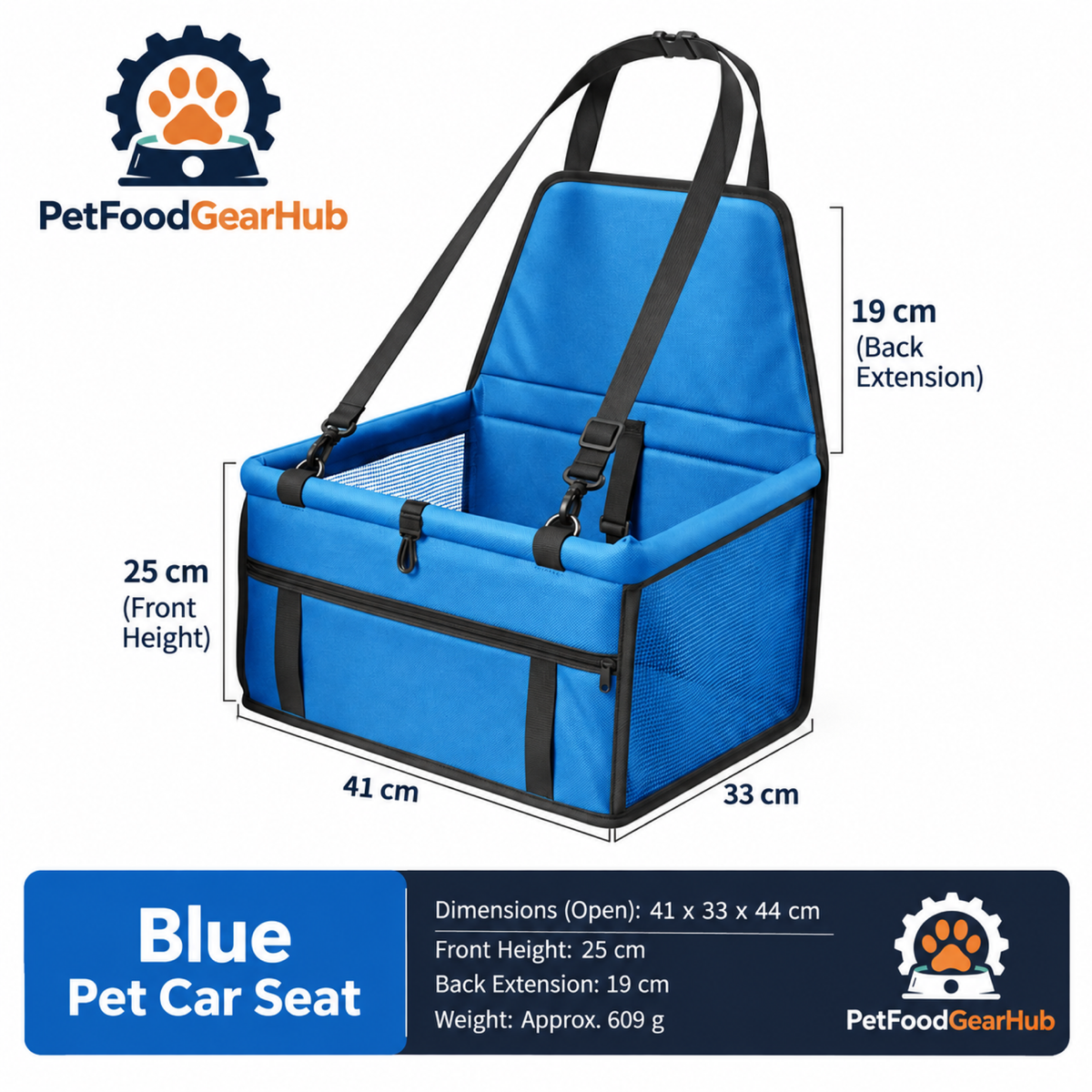 PetFoodGearHub pet car seats product view