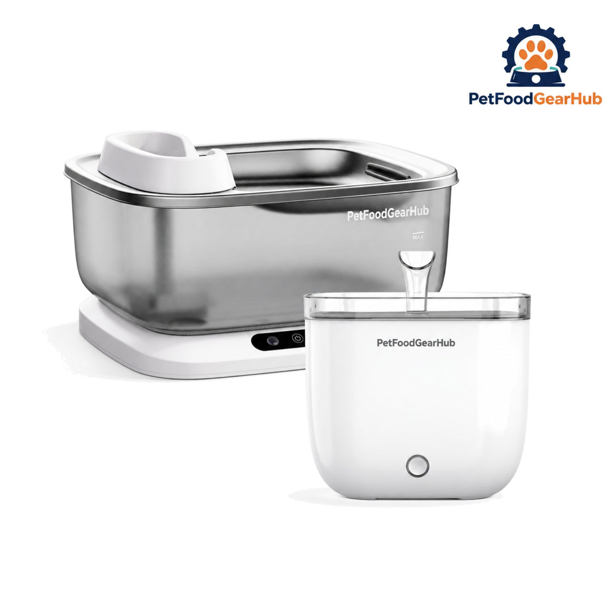 PetFoodGearHub F2 V2 Dog Fountain & Light Youth Cat Fountain Bundle - Product bundle