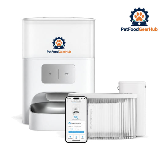 PetFoodGearHub M3 Smart Cat Feeder & Mini Cordless Fountain Bundle - Product bundle