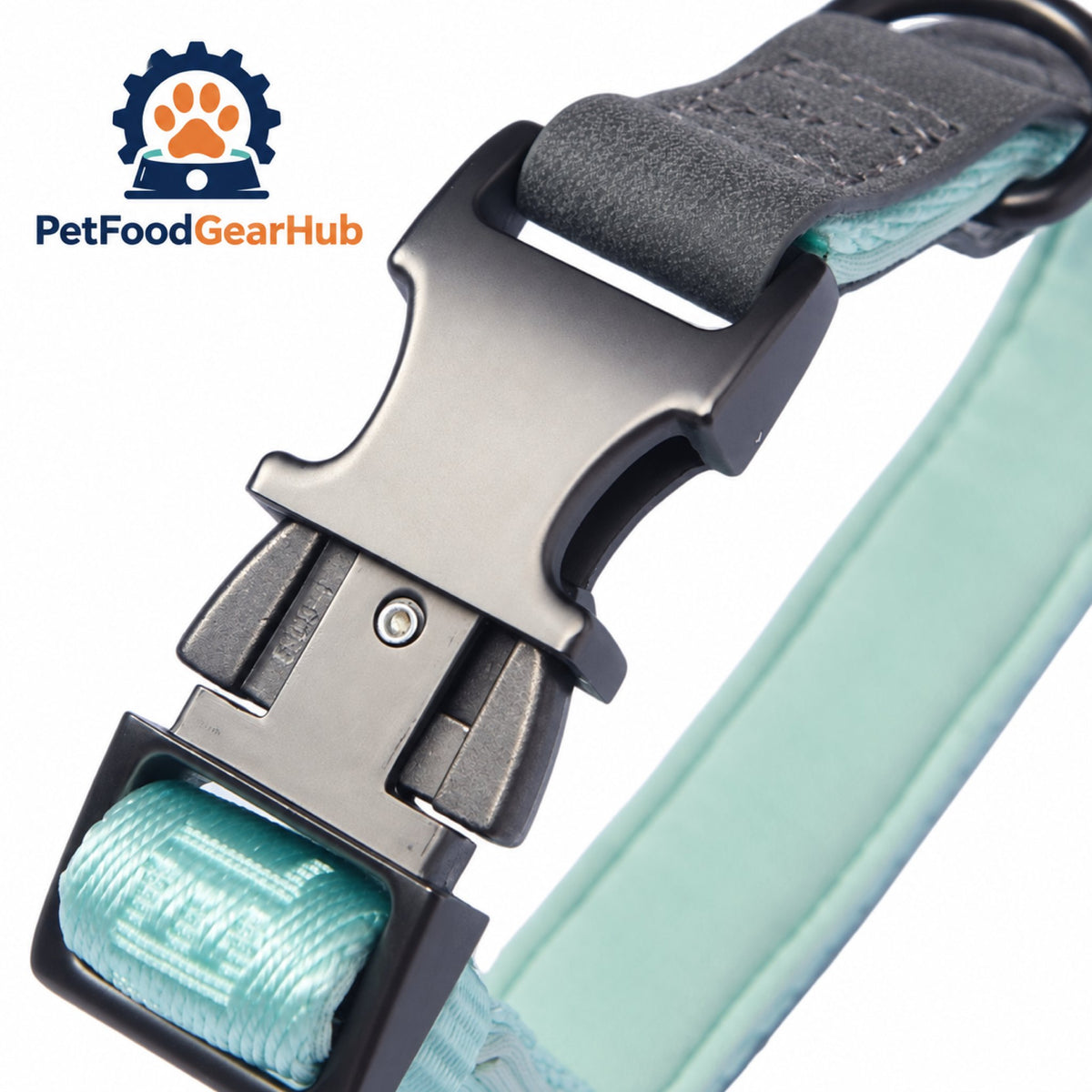 PetFoodGearHub Embroidered Jacquard Adjustable Dog Collar - Quick-release buckle and adjustment