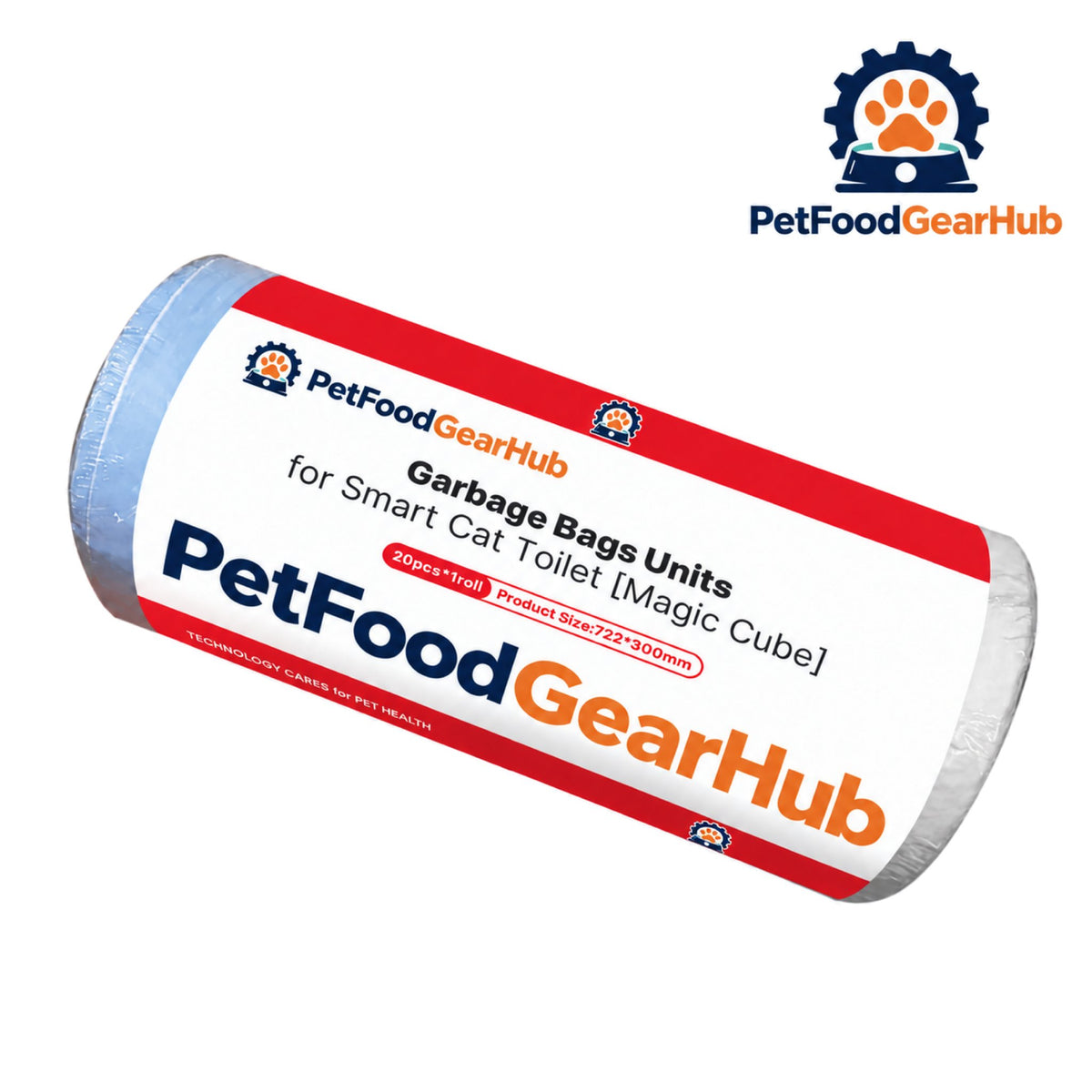 PetFoodGearHub Cube Smart Litter Box Replacement Waste Bags - Litter box waste bag roll