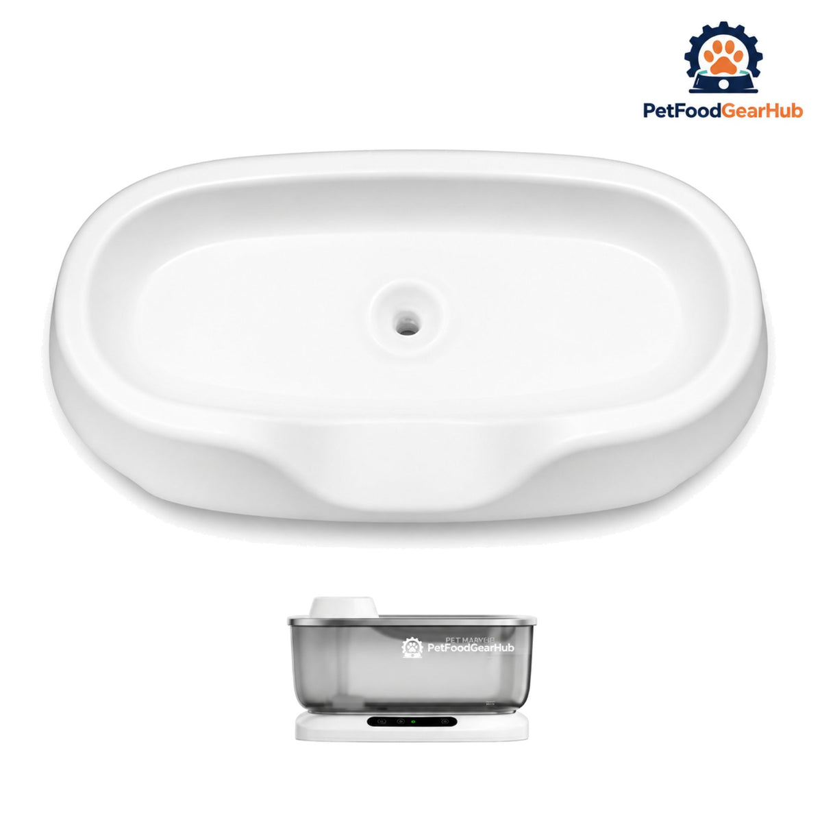 PetFoodGearHub F2 V2 Water Fountain Replacement Outlet Tray - Main product view