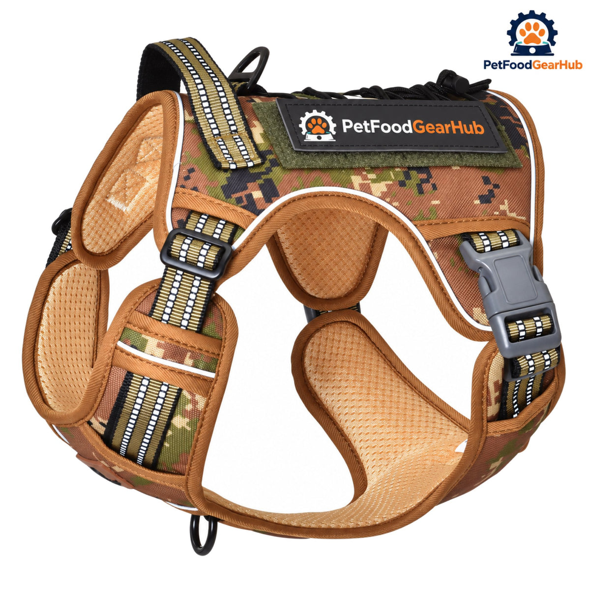 PetFoodGearHub Classic Adjustable Tactical Dog Harness - Main product view