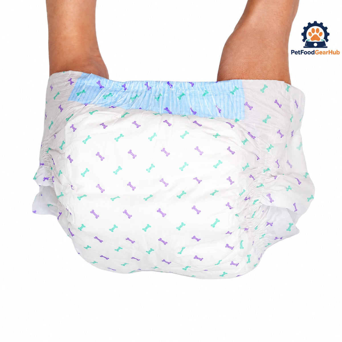 PetFoodGearHub Disposable Female Dog Diapers, XS, 14 Count - Diaper fit