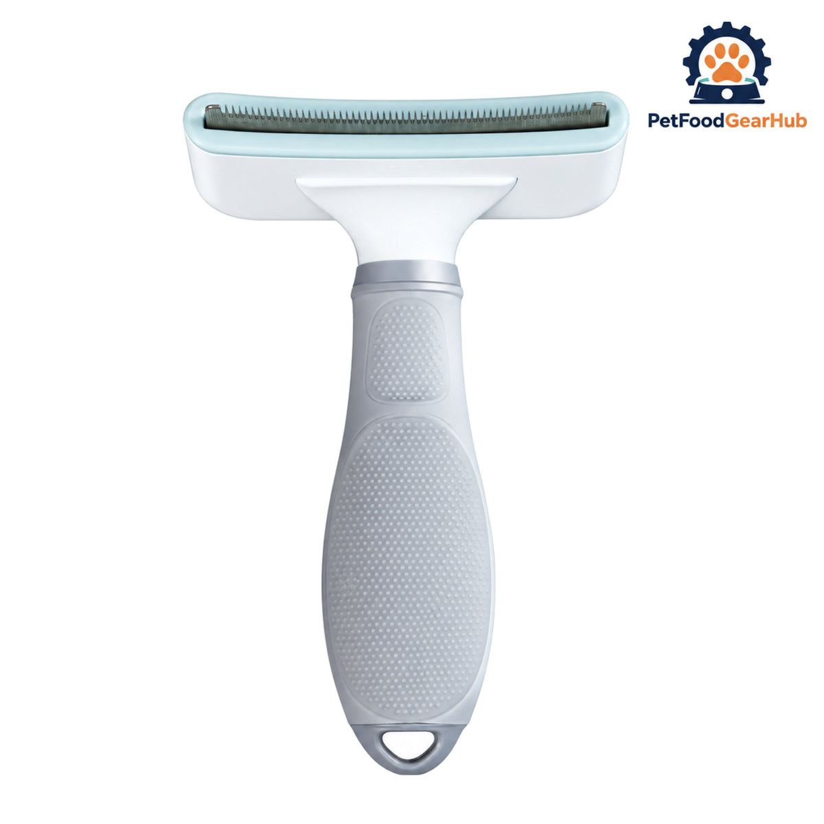 PetFoodGearHub Curved Self-Cleaning Pet Deshedding Brush - Curved brush teeth