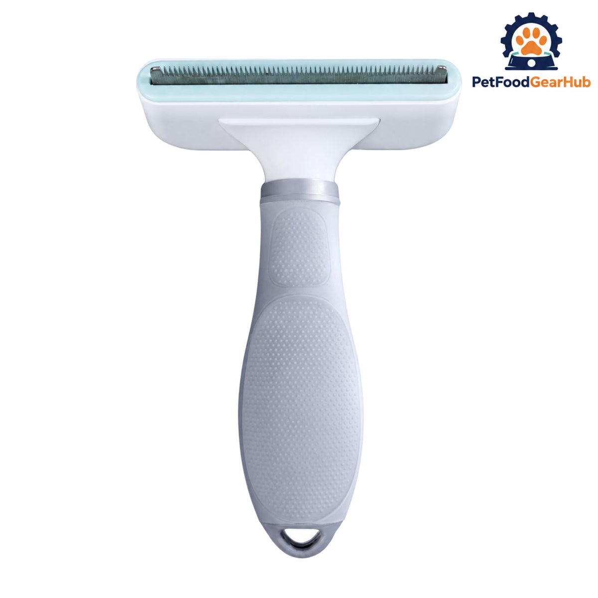 PetFoodGearHub Straight Self-Cleaning Pet Deshedding Brush - Straight brush teeth