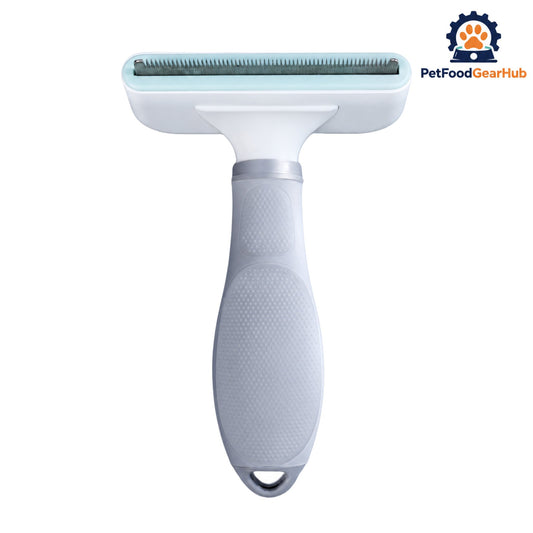 PetFoodGearHub Straight Self-Cleaning Pet Deshedding Brush - Straight brush teeth