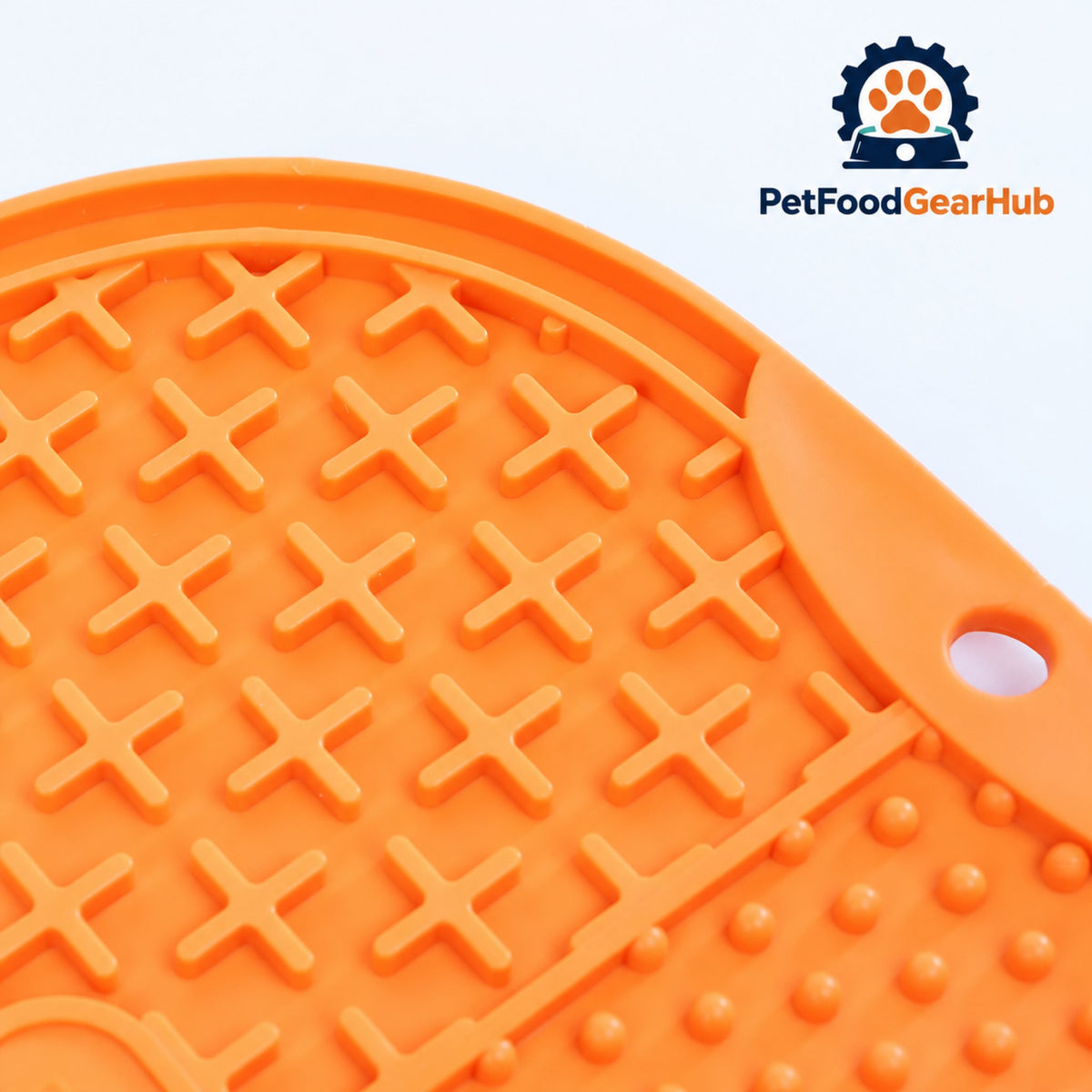 PetFoodGearHub Pet Lick Mat with Suction Cups - Textured feeding surface