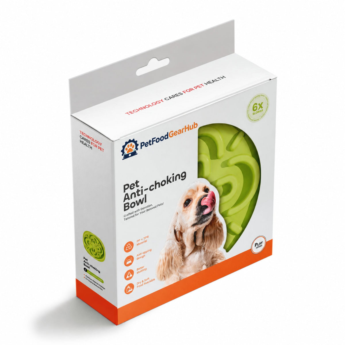 PetFoodGearHub Nonslip Slow Feeder Dog Bowl - Product detail view 11