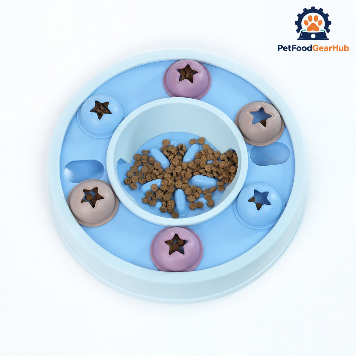PetFoodGearHub Dog Treat Puzzle Toy - Puzzle feeder with food