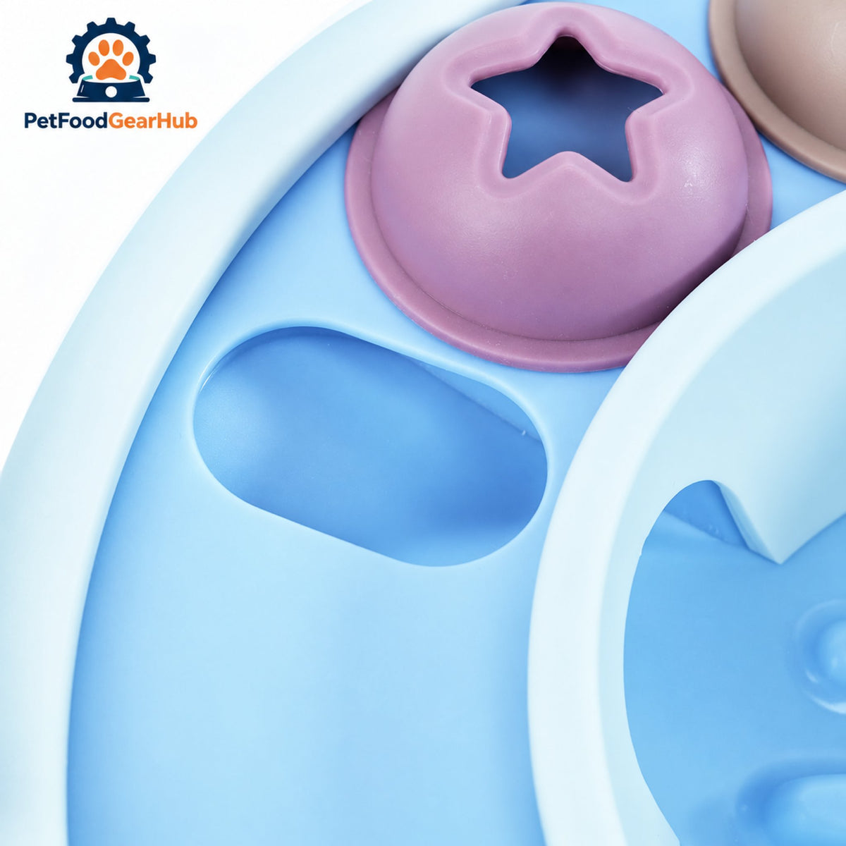 PetFoodGearHub Dog Treat Puzzle Toy - Puzzle feeder detail