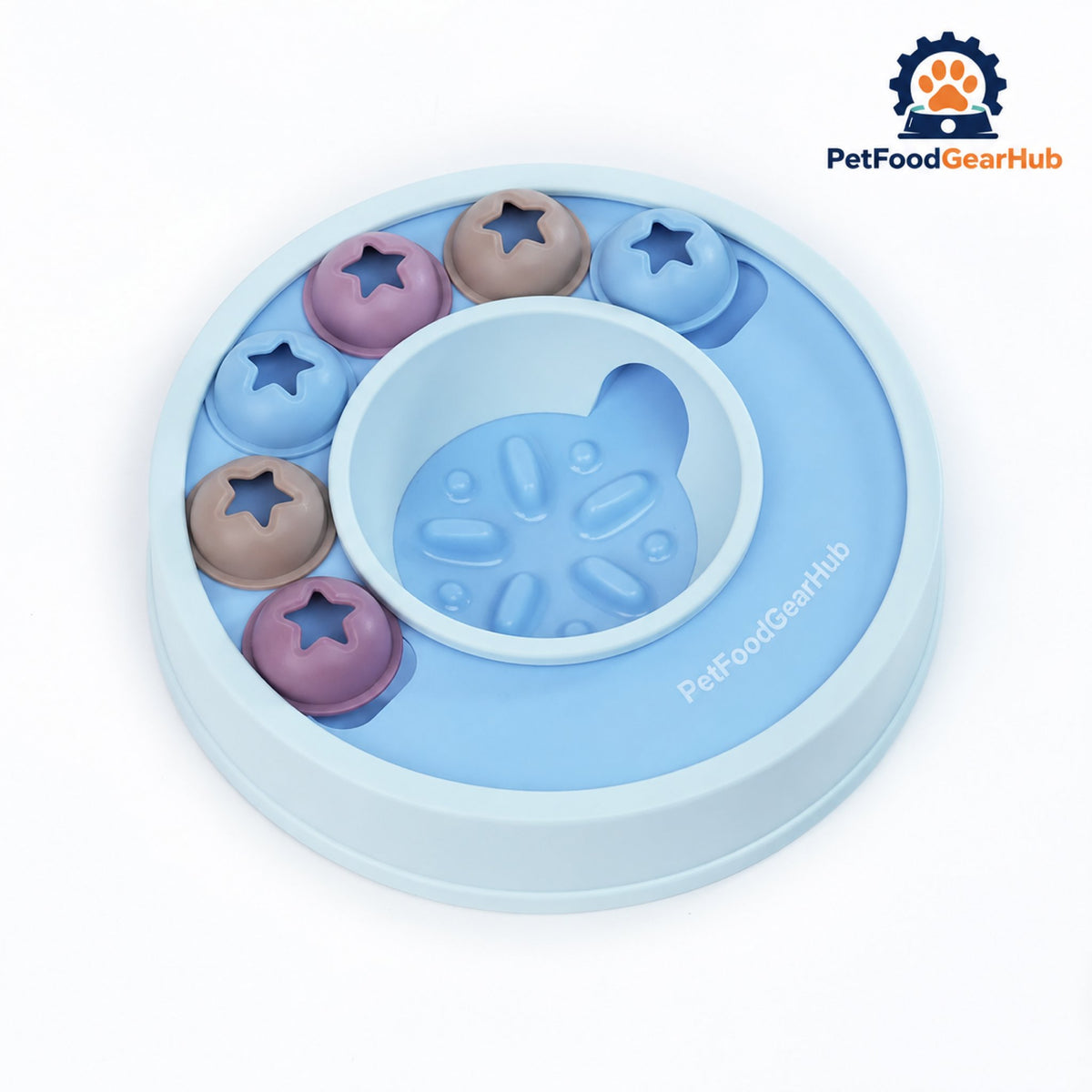 PetFoodGearHub Dog Treat Puzzle Toy - Hidden treat compartments
