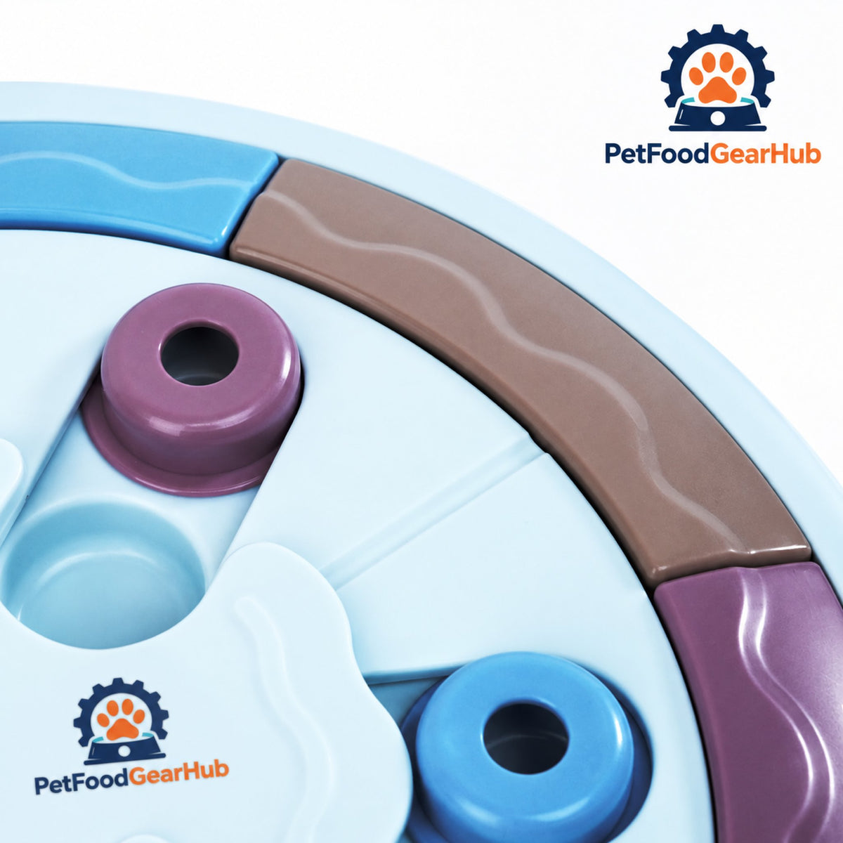 PetFoodGearHub Dog Treat Puzzle Toy - Puzzle feeder detail