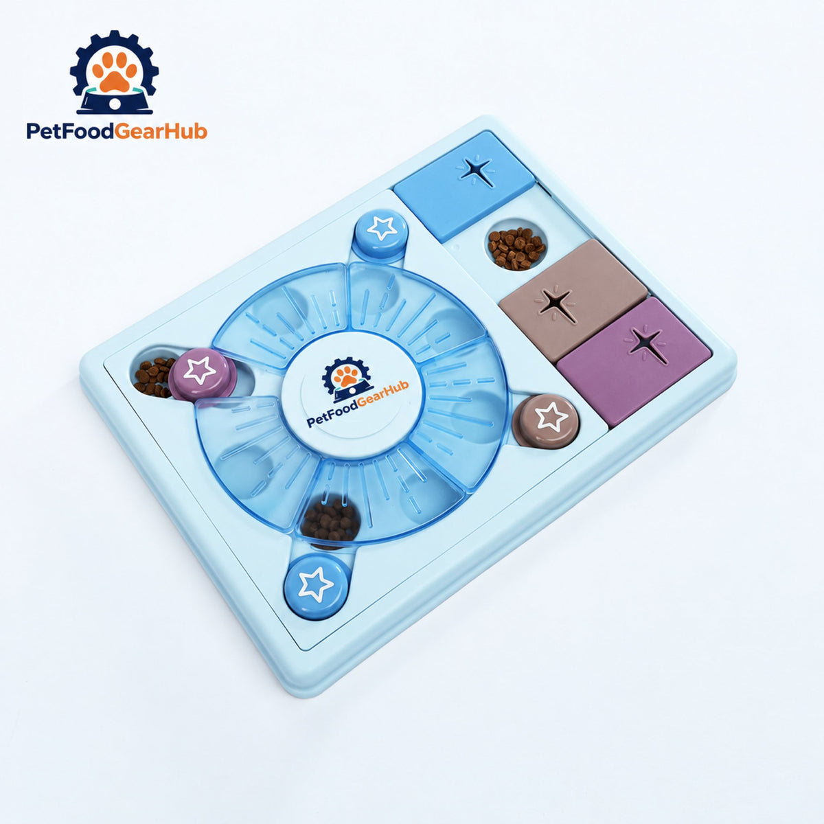 PetFoodGearHub Dog Treat Puzzle Toy - Puzzle feeder with treats