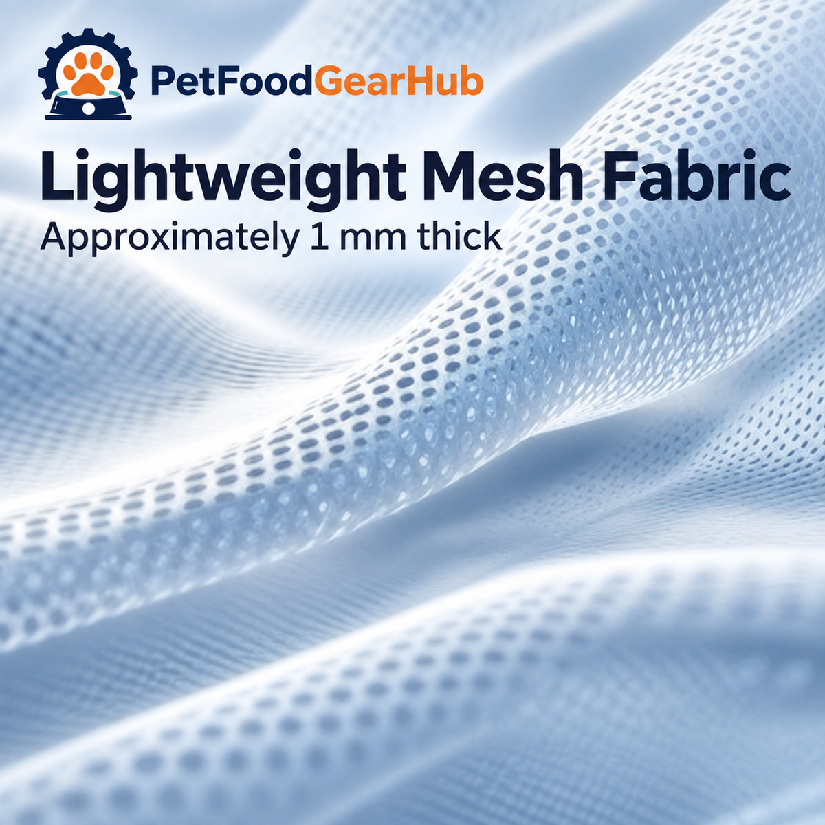 PetFoodGearHub Breathable Mesh Pet Sling - Milk Tea Brown - Lightweight Mesh Fabric Approximately 1 mm thick
