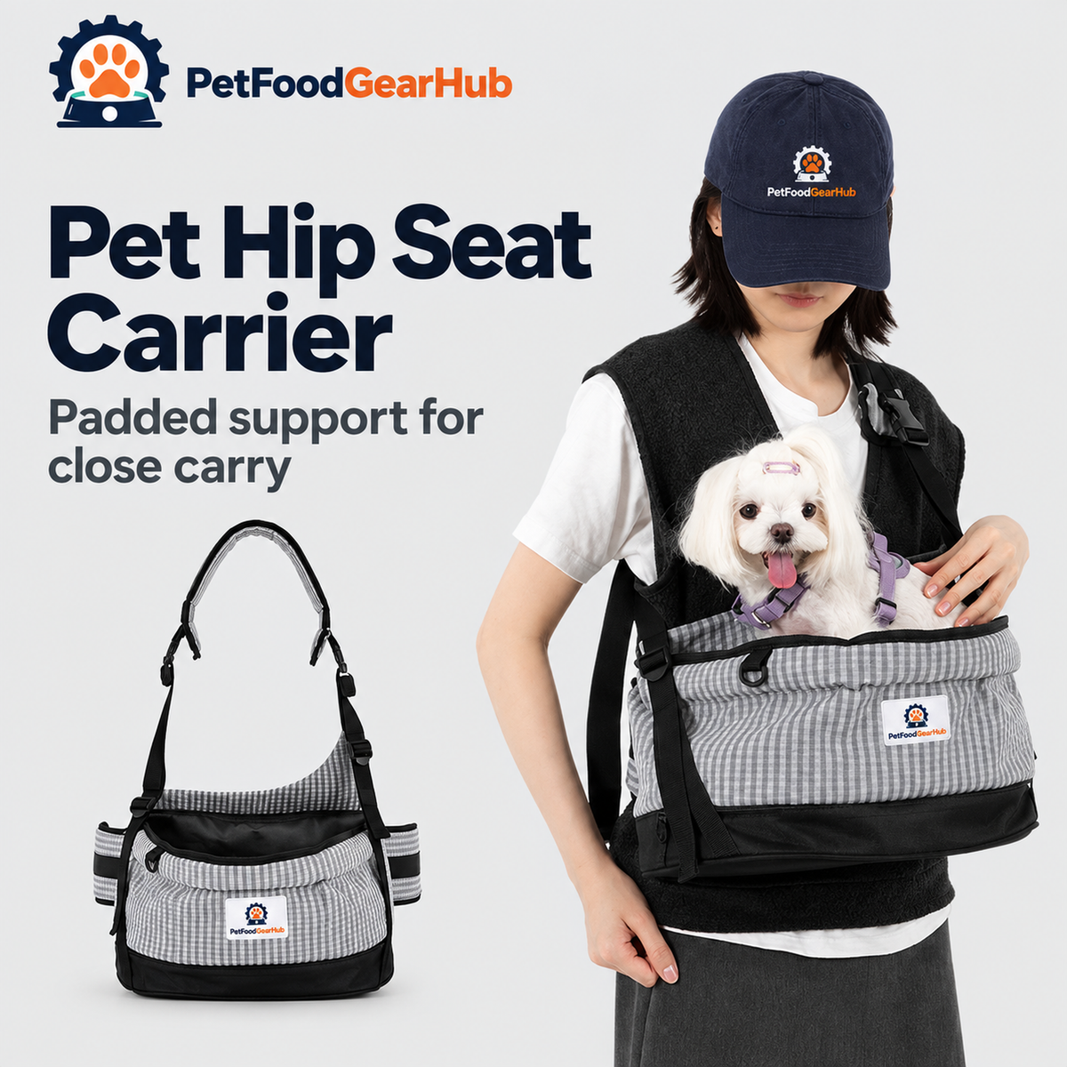 PetFoodGearHub Pet Hip Seat Carrier - Pet Hip Seat Carrier